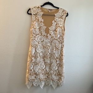 Forever 21 Sheer Lace Dress XL